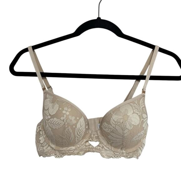 aerie Other - Aerie Lace Push-up Bra in Light Tan/Nude - Size 32C